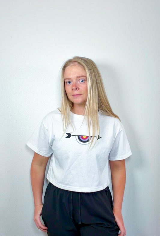 Cropped Arrow Tee